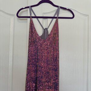 Free People Sequin Mini Dress